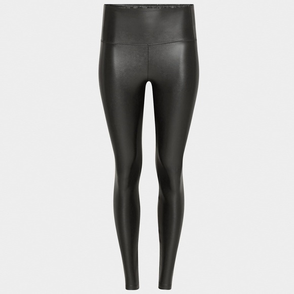 Aritzia Wilfred black vegan leather Daria high rise legging pants - XS NWOT - Picture 6 of 7